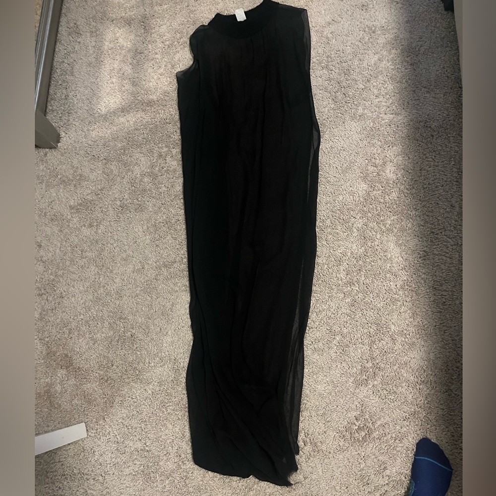 Louiza Babouryan Black sheer top
